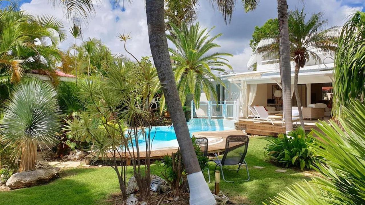 Villa Iguanou Et Piscine En Bord De Mer Proche Plages Marina Et Golf サン・フランソワ エクステリア 写真
