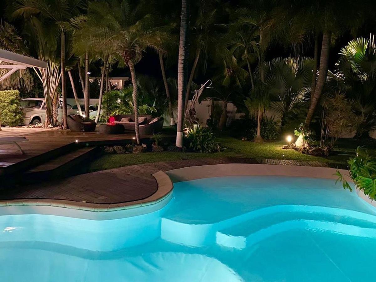 Villa Iguanou Et Piscine En Bord De Mer Proche Plages Marina Et Golf サン・フランソワ エクステリア 写真