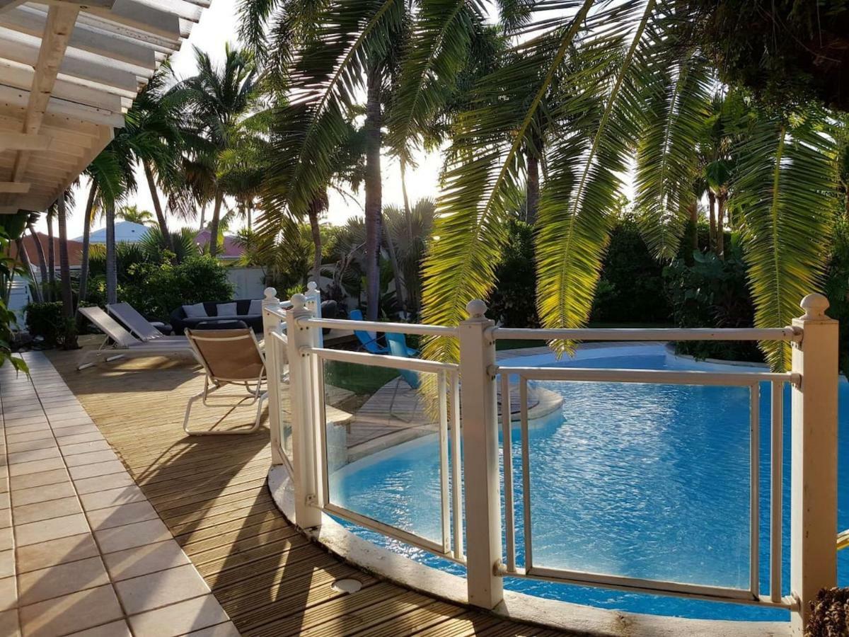 Villa Iguanou Et Piscine En Bord De Mer Proche Plages Marina Et Golf サン・フランソワ エクステリア 写真