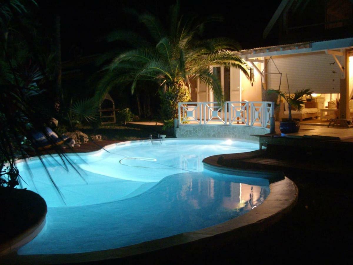 Villa Iguanou Et Piscine En Bord De Mer Proche Plages Marina Et Golf サン・フランソワ エクステリア 写真