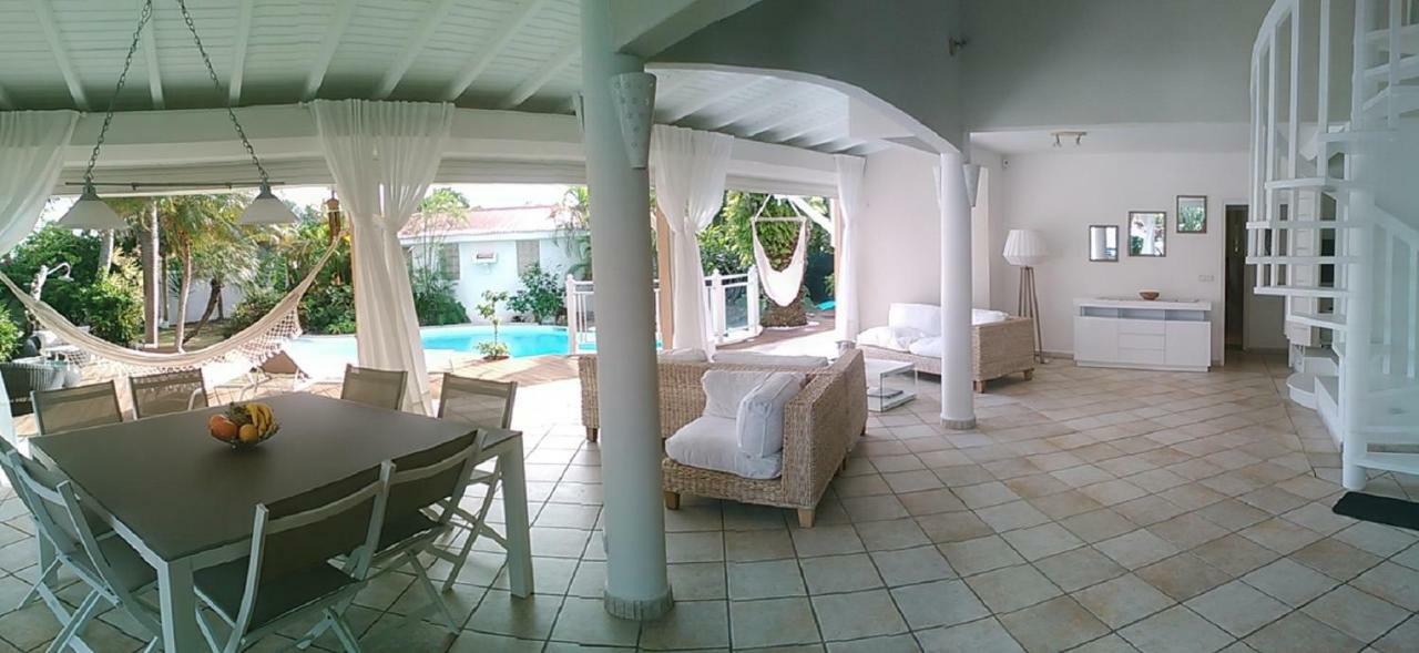 Villa Iguanou Et Piscine En Bord De Mer Proche Plages Marina Et Golf サン・フランソワ エクステリア 写真