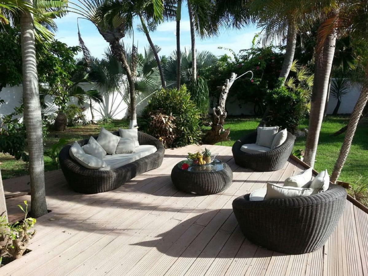 Villa Iguanou Et Piscine En Bord De Mer Proche Plages Marina Et Golf サン・フランソワ エクステリア 写真